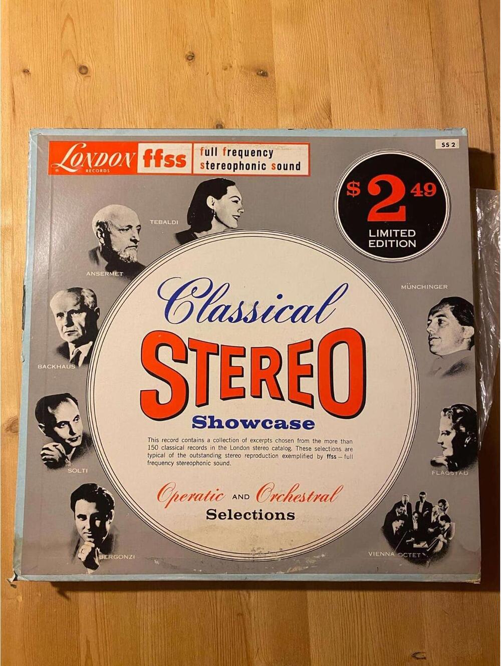 Various – Classical Stereo Showcase Vintage 33rpm VG+ AB29